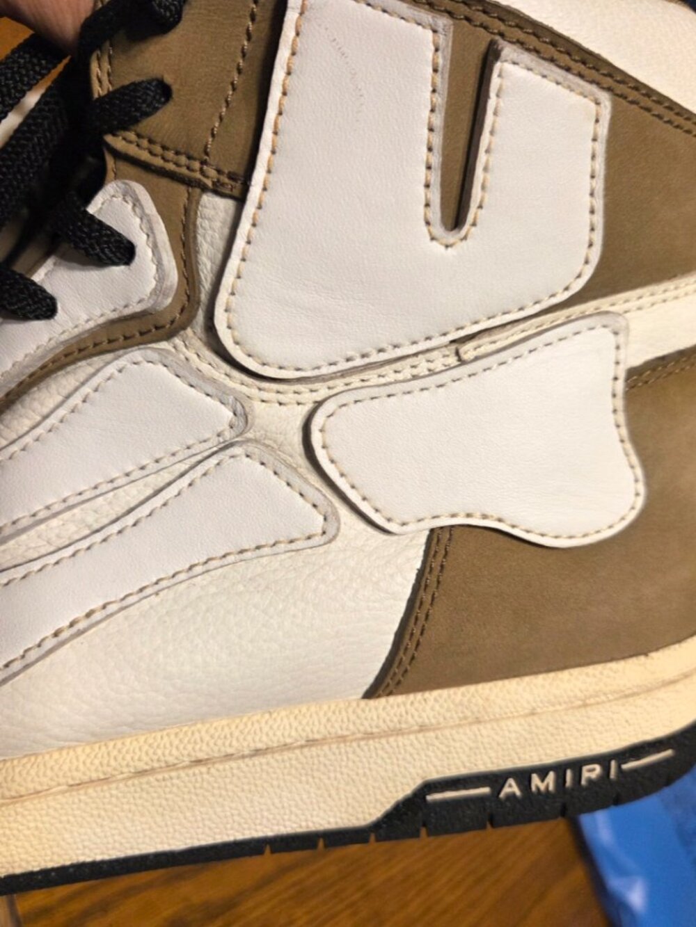 Mens Amiri skel-top high top sneakers size 14 - Picture 8 of 11